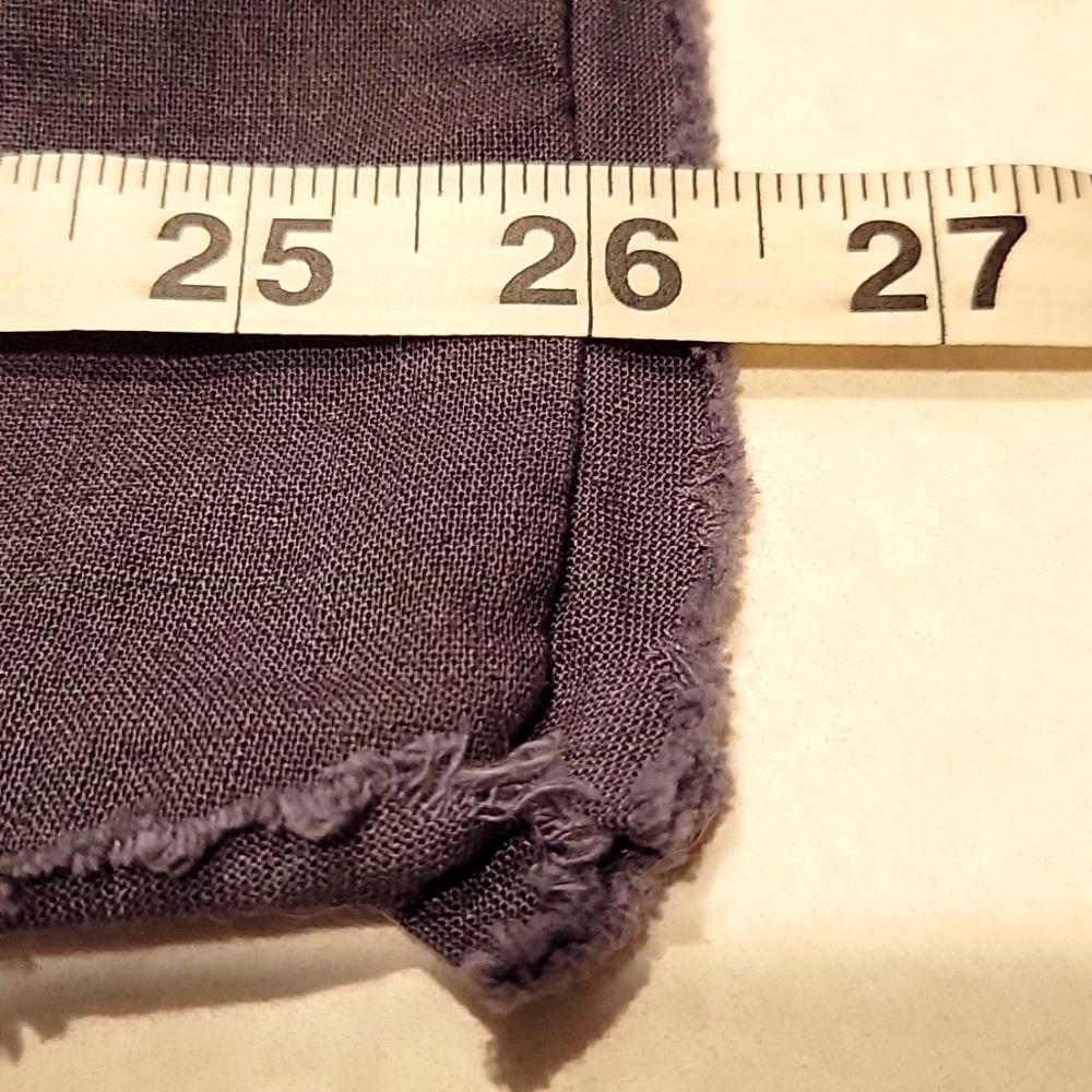 Hearth & Hand linen/cotton blend charcoal grey 26x26 pillow covers (set of 4) - Picture 5 of 7